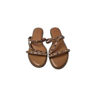 Steve Madden NYC Studded Flat Sandals Womens Size 10  Slip On Festival Summer